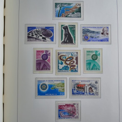 Collection timbres de Monaco 1885-1980 neufs et oblitérés en album lux. Collection timbres de Monaco 1885-1980 neufs et oblitérés en album lux.