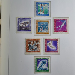 Collection timbres de Monaco 1885-1980 neufs et oblitérés en album lux. Collection timbres de Monaco 1885-1980 neufs et oblitérés en album lux.