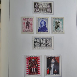 Collection timbres de Monaco 1885-1980 neufs et oblitérés en album lux. Collection timbres de Monaco 1885-1980 neufs et oblitérés en album lux.