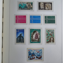 Collection timbres de Monaco 1885-1980 neufs et oblitérés en album lux. Collection timbres de Monaco 1885-1980 neufs et oblitérés en album lux.