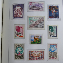 Collection timbres de Monaco 1885-1980 neufs et oblitérés en album lux. Collection timbres de Monaco 1885-1980 neufs et oblitérés en album lux.