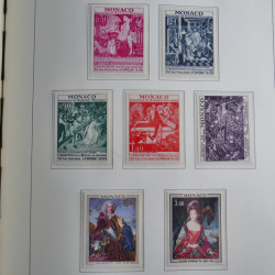 Collection timbres de Monaco 1885-1980 neufs et oblitérés en album lux. Collection timbres de Monaco 1885-1980 neufs et oblitérés en album lux.