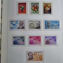 Collection timbres de Monaco 1885-1980 neufs et oblitérés en album lux. Collection timbres de Monaco 1885-1980 neufs et oblitérés en album lux.