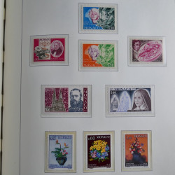 Collection timbres de Monaco 1885-1980 neufs et oblitérés en album lux. Collection timbres de Monaco 1885-1980 neufs et oblitérés en album lux.
