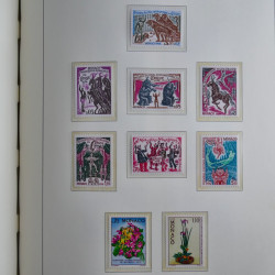Collection timbres de Monaco 1885-1980 neufs et oblitérés en album lux. Collection timbres de Monaco 1885-1980 neufs et oblitérés en album lux.