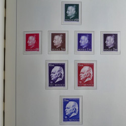 Collection timbres de Monaco 1885-1980 neufs et oblitérés en album lux. Collection timbres de Monaco 1885-1980 neufs et oblitérés en album lux.