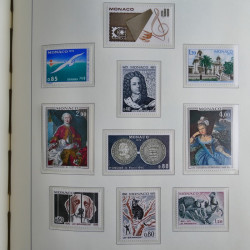 Collection timbres de Monaco 1885-1980 neufs et oblitérés en album lux. Collection timbres de Monaco 1885-1980 neufs et oblitérés en album lux.