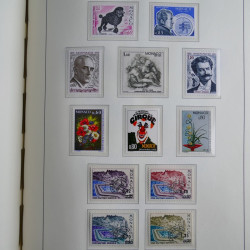 Collection timbres de Monaco 1885-1980 neufs et oblitérés en album lux. Collection timbres de Monaco 1885-1980 neufs et oblitérés en album lux.