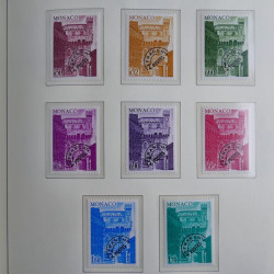 Collection timbres de Monaco 1885-1980 neufs et oblitérés en album lux. Collection timbres de Monaco 1885-1980 neufs et oblitérés en album lux.
