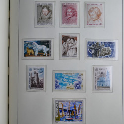 Collection timbres de Monaco 1885-1980 neufs et oblitérés en album lux. Collection timbres de Monaco 1885-1980 neufs et oblitérés en album lux.