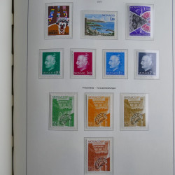 Collection timbres de Monaco 1885-1980 neufs et oblitérés en album lux. Collection timbres de Monaco 1885-1980 neufs et oblitérés en album lux.