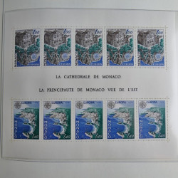 Collection timbres de Monaco 1885-1980 neufs et oblitérés en album lux. Collection timbres de Monaco 1885-1980 neufs et oblitérés en album lux.