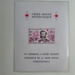 Collection timbres de Monaco 1885-1980 neufs et oblitérés en album lux. Collection timbres de Monaco 1885-1980 neufs et oblitérés en album lux.