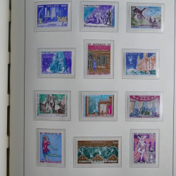 Collection timbres de Monaco 1885-1980 neufs et oblitérés en album lux. Collection timbres de Monaco 1885-1980 neufs et oblitérés en album lux.