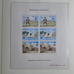 Collection timbres de Monaco 1885-1980 neufs et oblitérés en album lux. Collection timbres de Monaco 1885-1980 neufs et oblitérés en album lux.