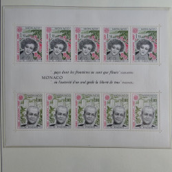 Collection timbres de Monaco 1885-1980 neufs et oblitérés en album lux. Collection timbres de Monaco 1885-1980 neufs et oblitérés en album lux.