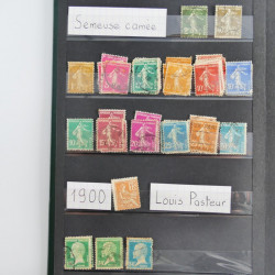 Lot de timbres de France 1892-2014 oblitérés en 6 albums.