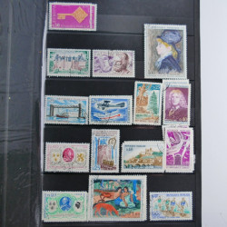 Lot de timbres de France 1892-2014 oblitérés en 6 albums.