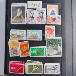 Lot de timbres de France 1892-2014 oblitérés en 6 albums.