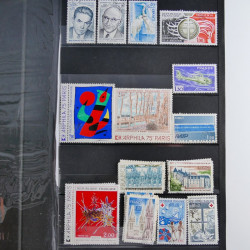 Lot de timbres de France 1892-2014 oblitérés en 6 albums.