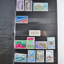 Lot de timbres de France 1892-2014 oblitérés en 6 albums.