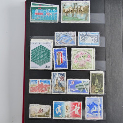 Lot de timbres de France 1892-2014 oblitérés en 6 albums.
