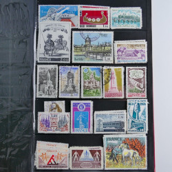 Lot de timbres de France 1892-2014 oblitérés en 6 albums.