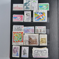 Lot de timbres de France 1892-2014 oblitérés en 6 albums.