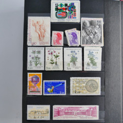 Lot de timbres de France 1892-2014 oblitérés en 6 albums.