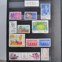 Lot de timbres de France 1892-2014 oblitérés en 6 albums.