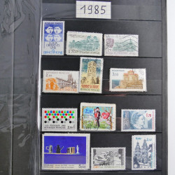 Lot de timbres de France 1892-2014 oblitérés en 6 albums.