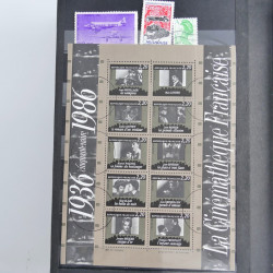 Lot de timbres de France 1892-2014 oblitérés en 6 albums.