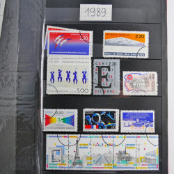 Lot de timbres de France 1892-2014 oblitérés en 6 albums.