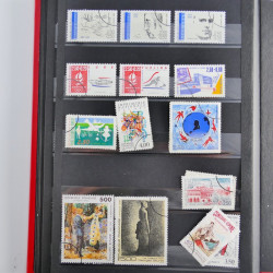 Lot de timbres de France 1892-2014 oblitérés en 6 albums.