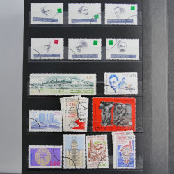 Lot de timbres de France 1892-2014 oblitérés en 6 albums.