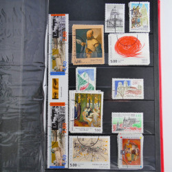 Lot de timbres de France 1892-2014 oblitérés en 6 albums.