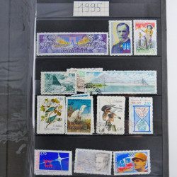 Lot de timbres de France 1892-2014 oblitérés en 6 albums.