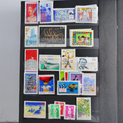 Lot de timbres de France 1892-2014 oblitérés en 6 albums.