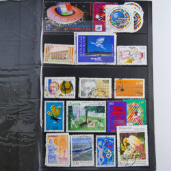 Lot de timbres de France 1892-2014 oblitérés en 6 albums.