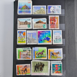 Lot de timbres de France 1892-2014 oblitérés en 6 albums.