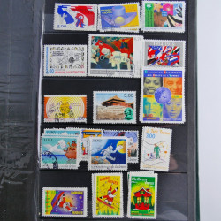 Lot de timbres de France 1892-2014 oblitérés en 6 albums.