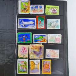 Lot de timbres de France 1892-2014 oblitérés en 6 albums.