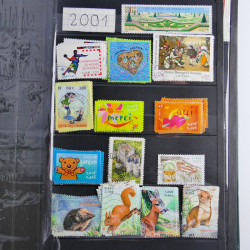 Lot de timbres de France 1892-2014 oblitérés en 6 albums.