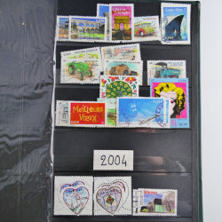 Lot de timbres de France 1892-2014 oblitérés en 6 albums.