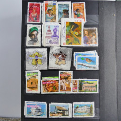 Lot de timbres de France 1892-2014 oblitérés en 6 albums.