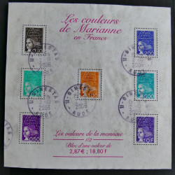 Lot de timbres de France 1892-2014 oblitérés en 6 albums.