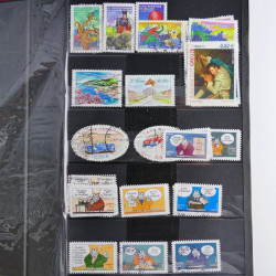 Lot de timbres de France 1892-2014 oblitérés en 6 albums.