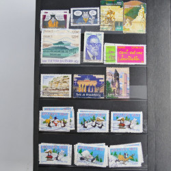 Lot de timbres de France 1892-2014 oblitérés en 6 albums.
