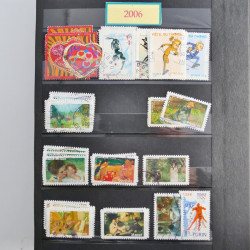 Lot de timbres de France 1892-2014 oblitérés en 6 albums.