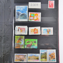 Lot de timbres de France 1892-2014 oblitérés en 6 albums.